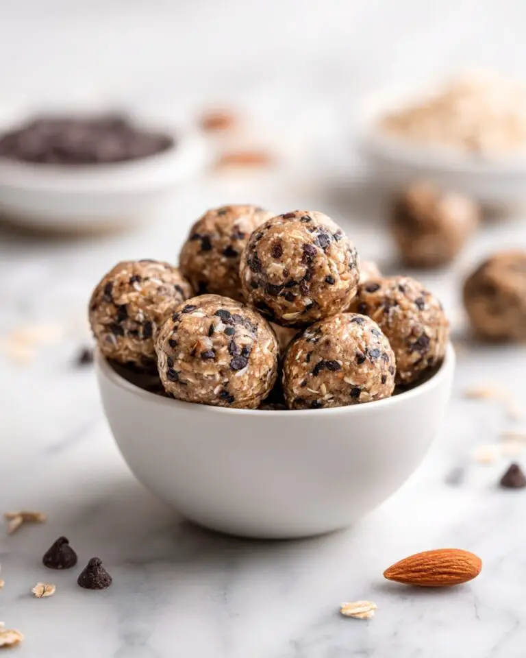 No Bake Chocolate Chip Cookie Balls Recipe