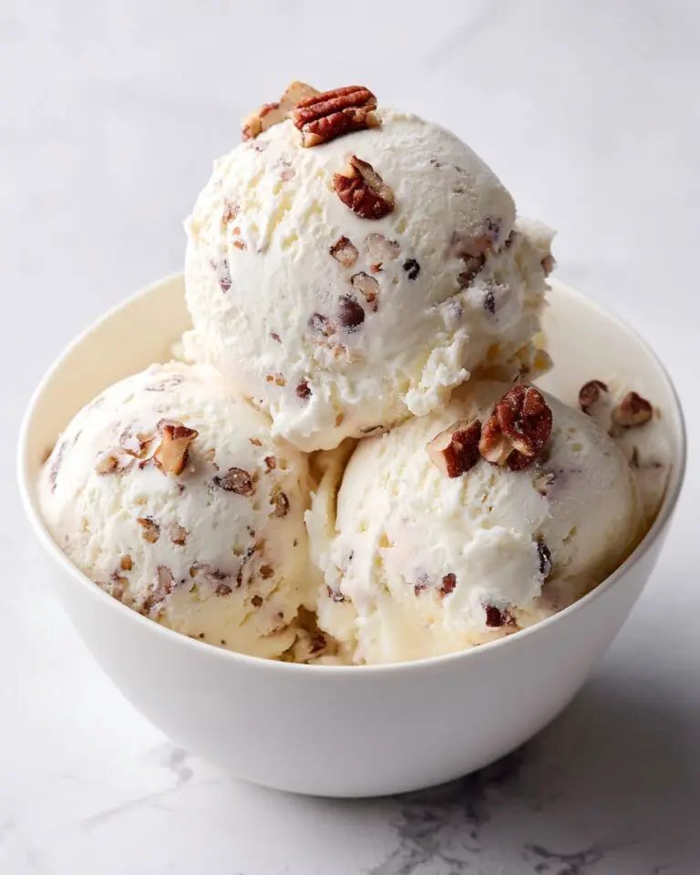 Homemade Butter Pecan Ice Cream Recipe