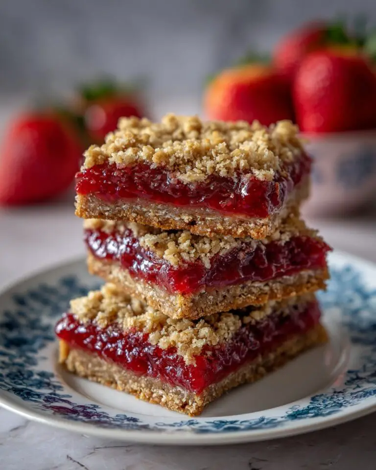Strawberry Oatmeal Bars Recipe
