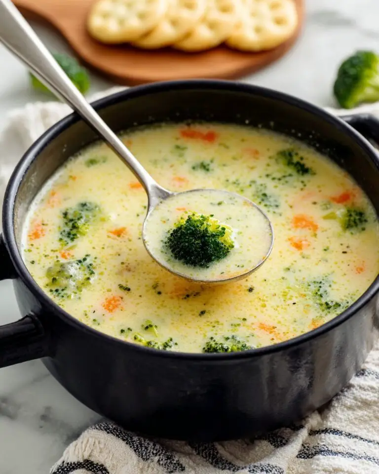 Healthy Broccoli Cheddar Soup Recipe