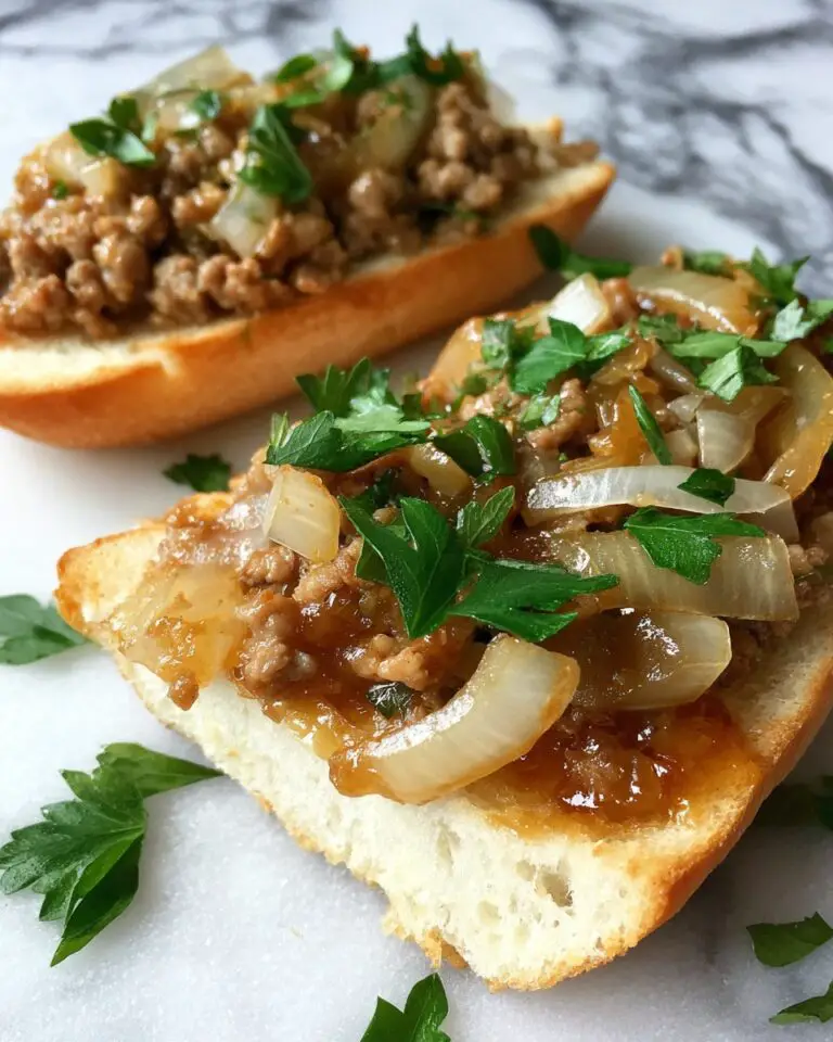 Italian Garlic Bread Sloppy Joes Recipe