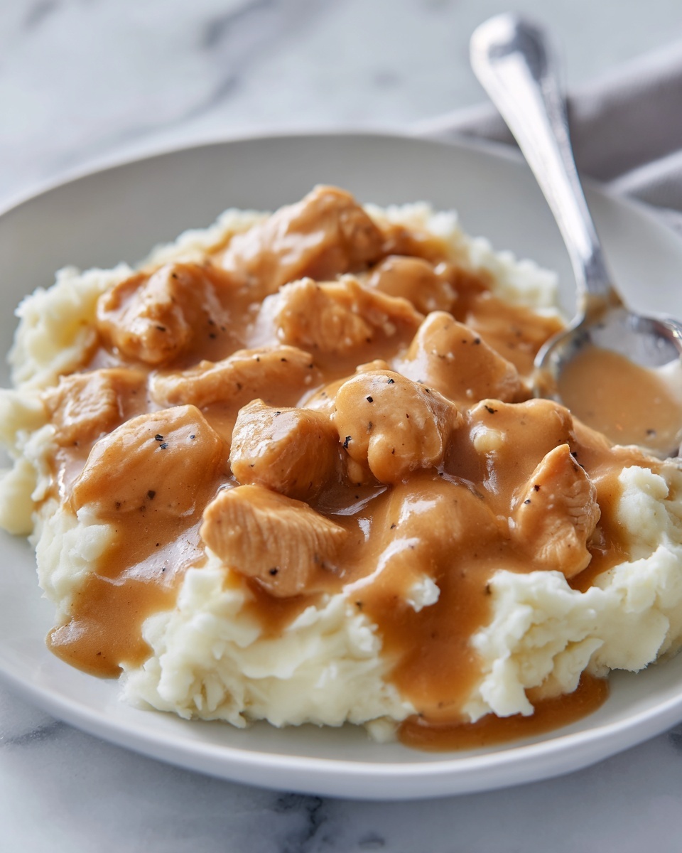 Chicken and Gravy Stovetop Recipe - Recipe Image
