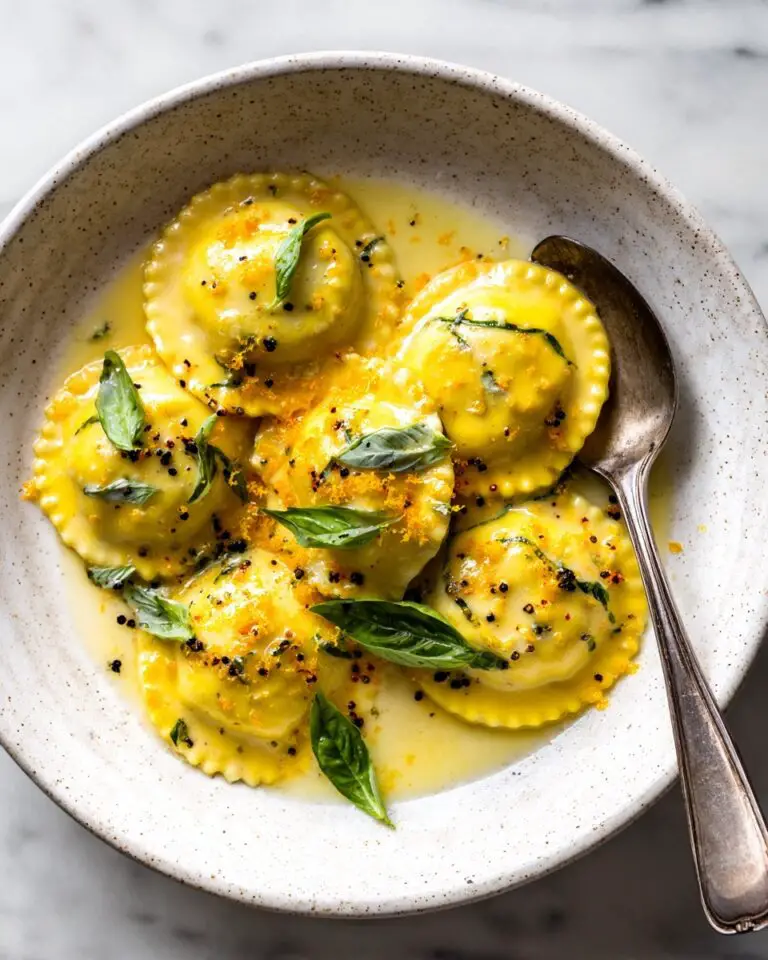 Vegan Lemon Ricotta Ravioli Recipe