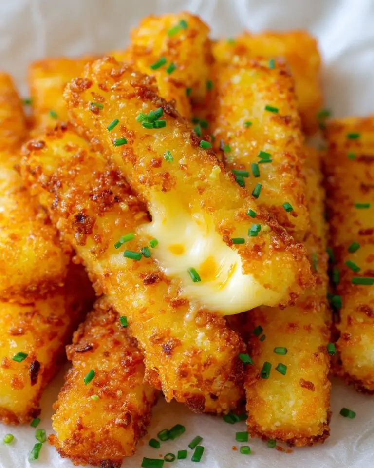 Loaded Potato and Cheese Sticks Recipe