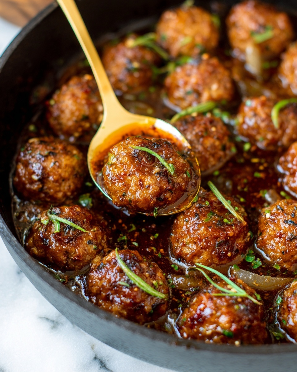 Salisbury Steak Meatballs with Savory Gravy Recipe - Recipe Image