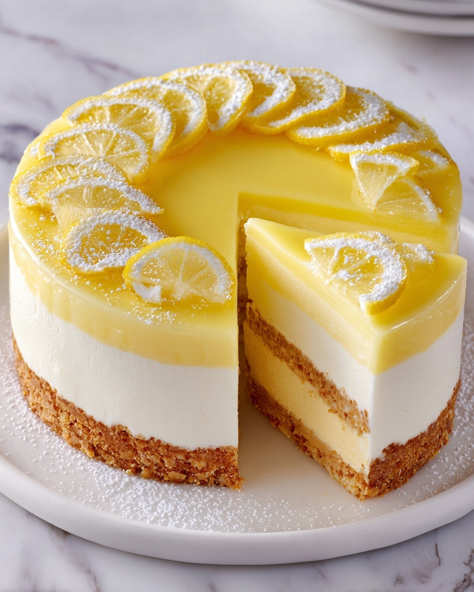 Torta della Nonna – Creamy Lemon Custard Cake Recipe - Recipe Image
