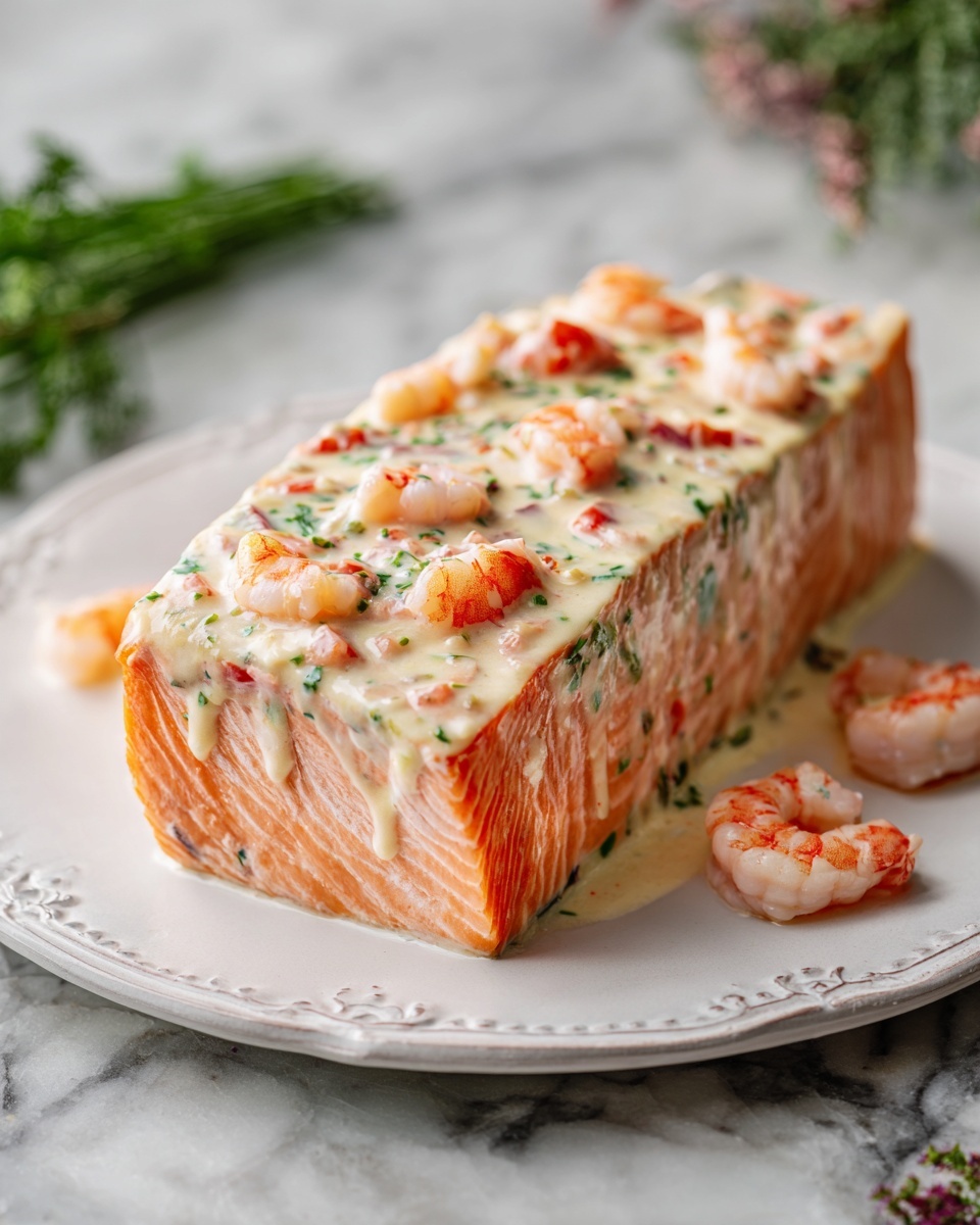 Crab & Shrimp Stuffed Salmon Recipe - Recipe Image