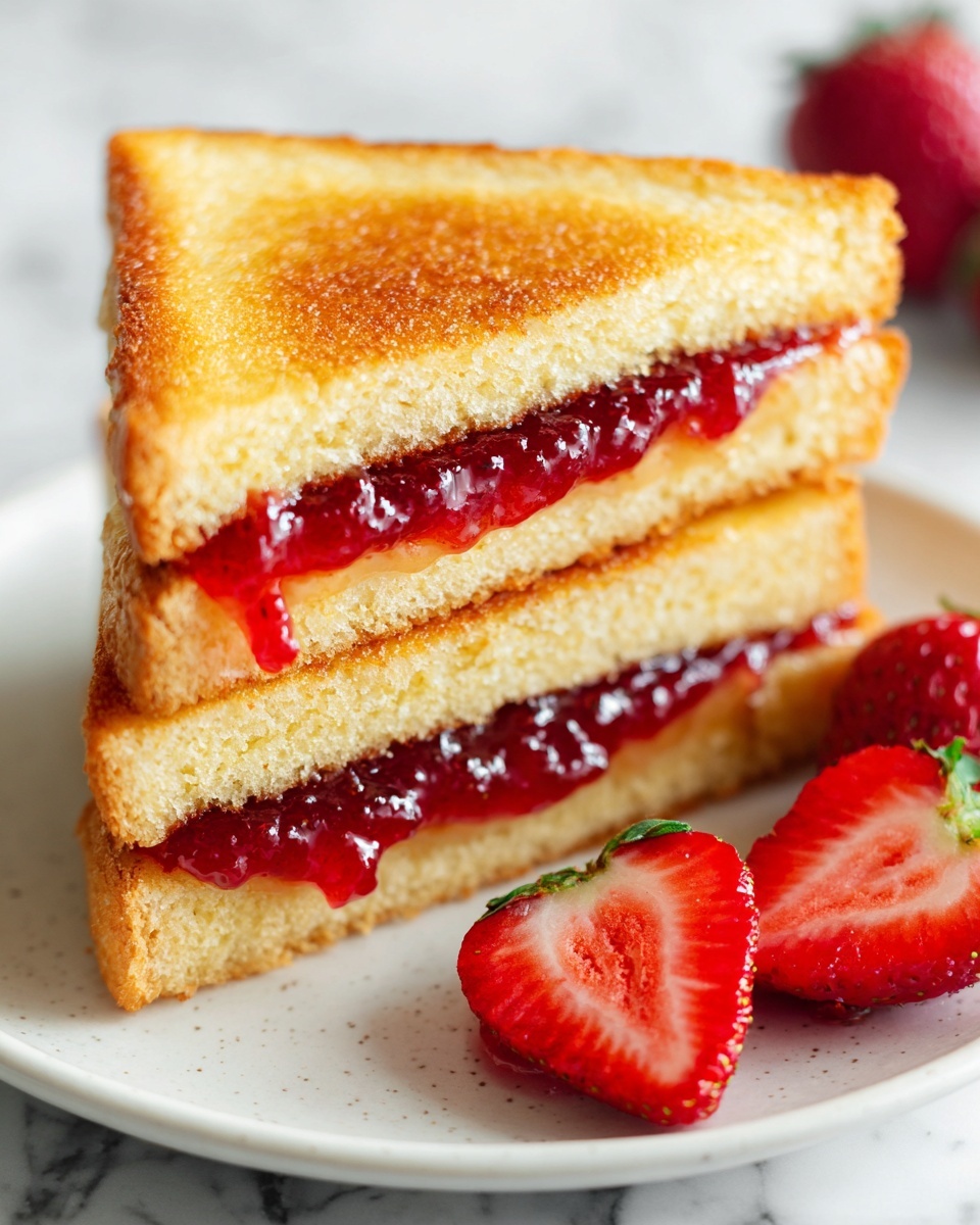 Peanut Butter Jelly Stuffed French Toast Recipe - Recipe Image