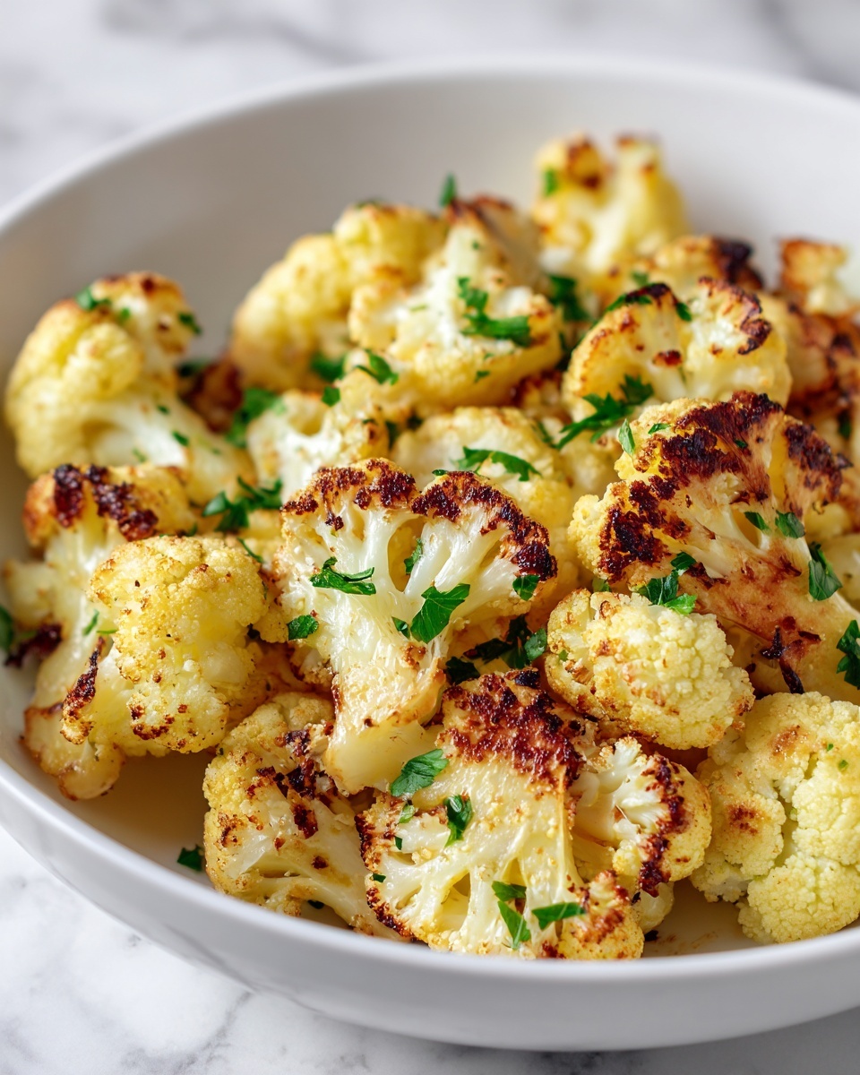 Crispy Parmesan Roasted Cauliflower Recipe - Recipe Image