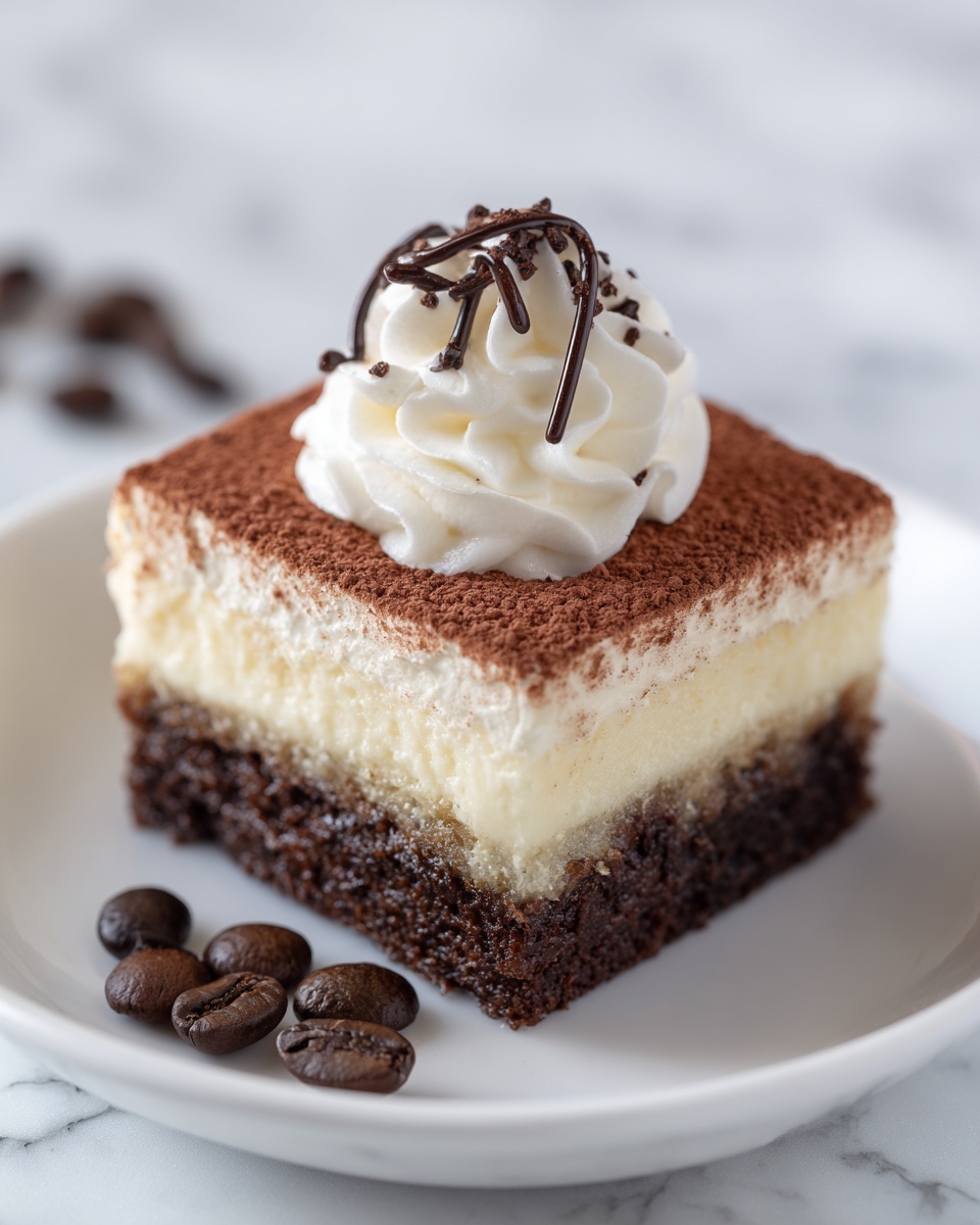 Coffee Brownie Cheesecake Recipe - Recipe Image
