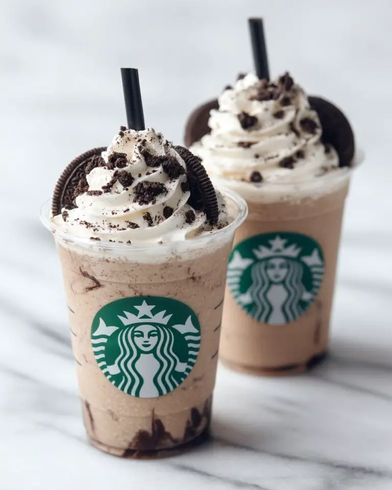 Cookies & Cream Frappuccino Recipe