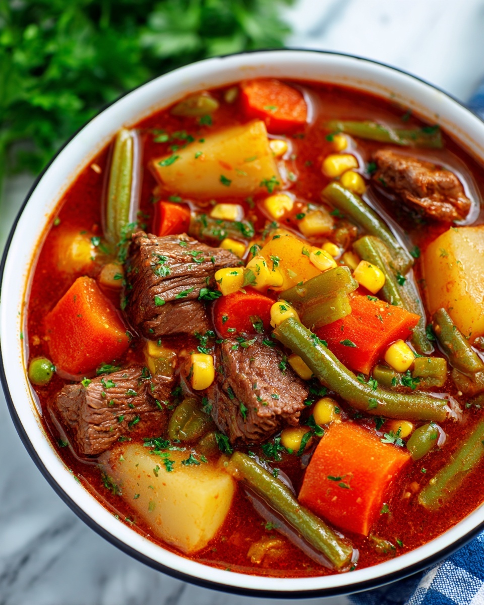 Vegetable Beef Soup Recipe - Recipe Image