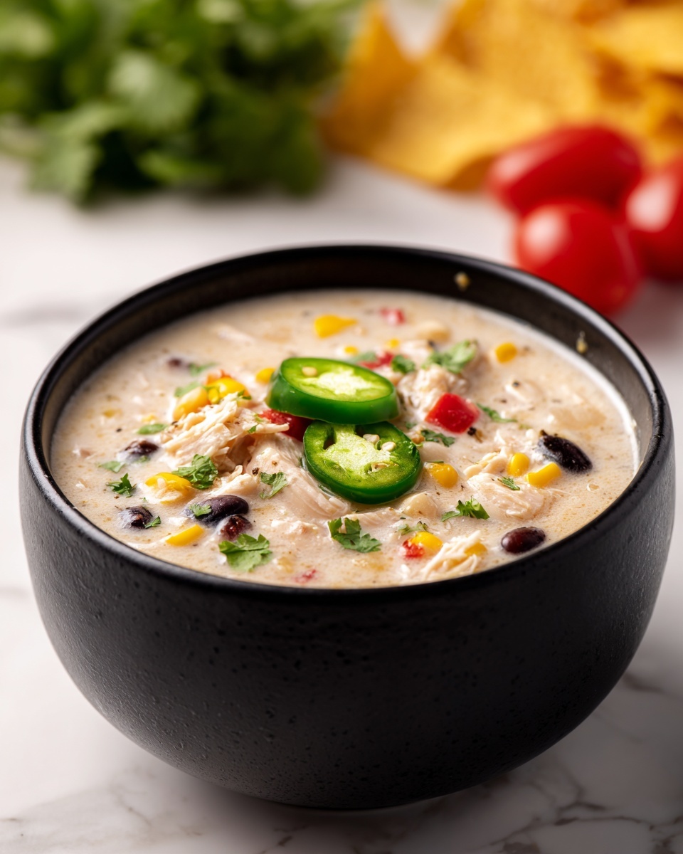 Creamy Chicken Tortilla Soup Recipe - Recipe Image