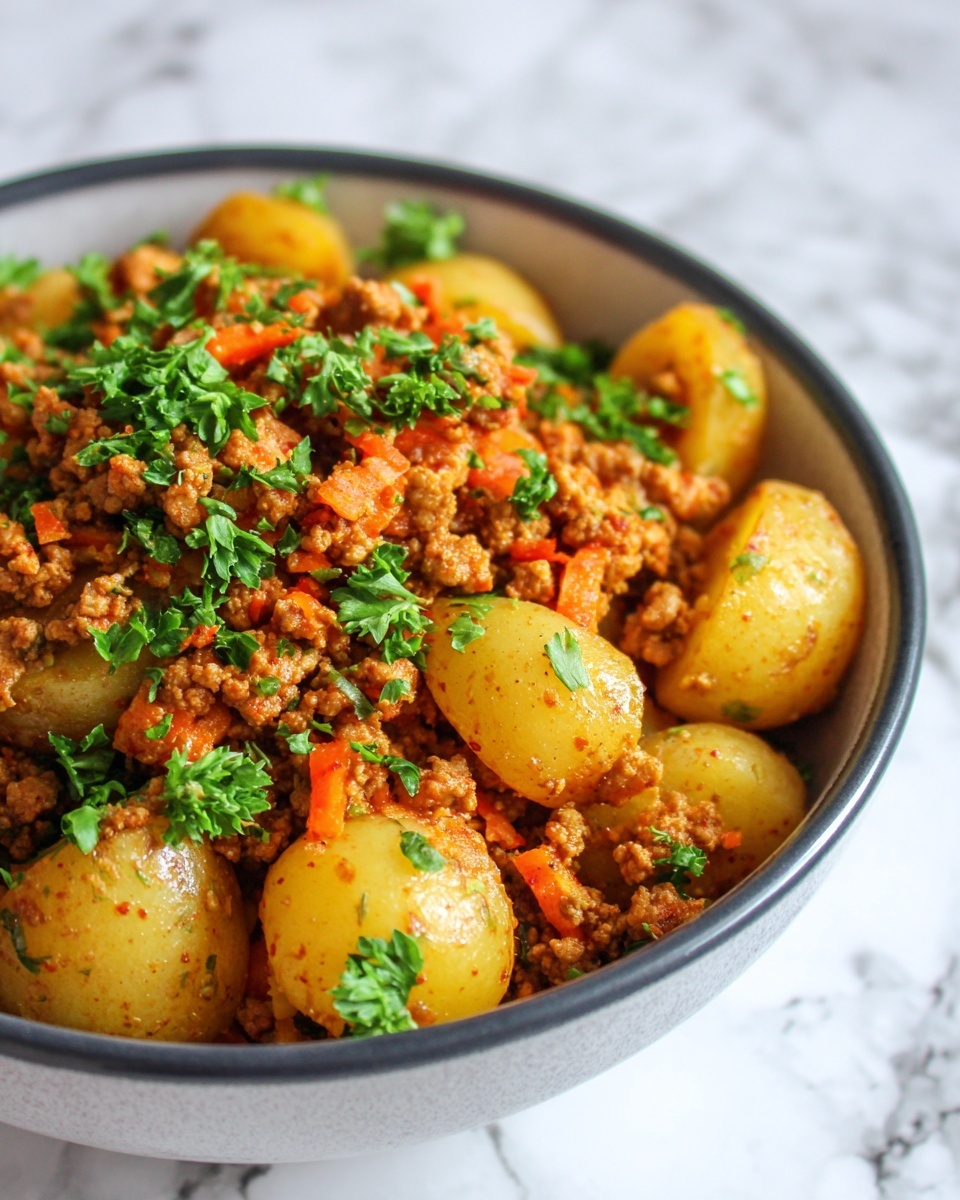Ground Beef and Potatoes Skillet Dinner Recipe - Recipe Image