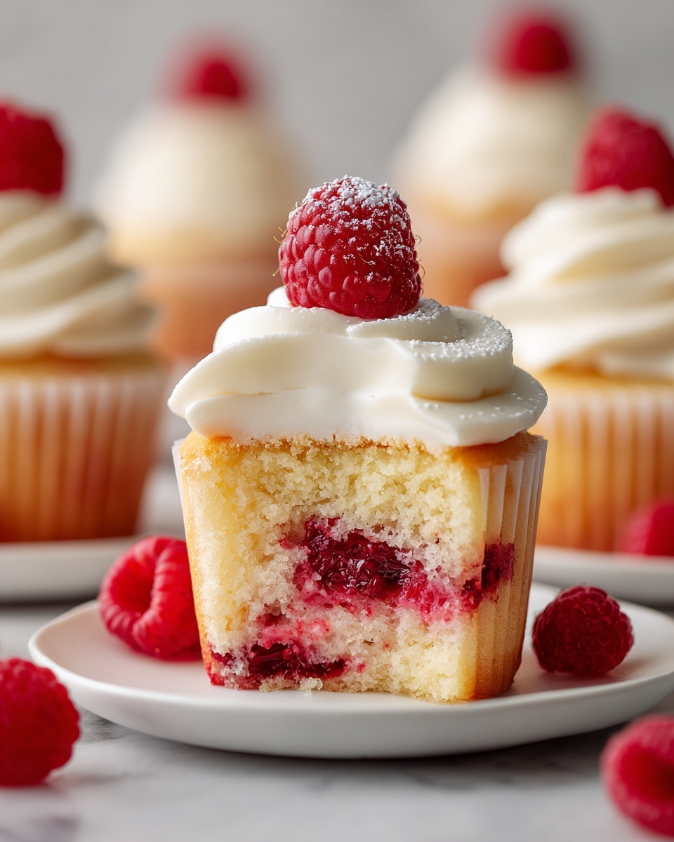 Raspberry Lemon Cupcakes Recipe - Recipe Image