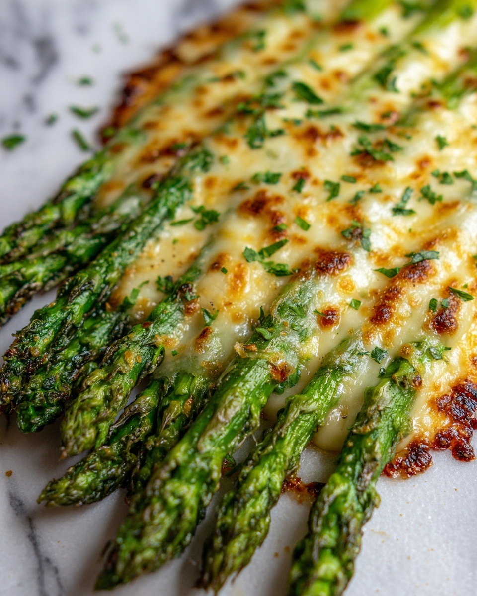 Cheesy Baked Asparagus Recipe - Recipe Image