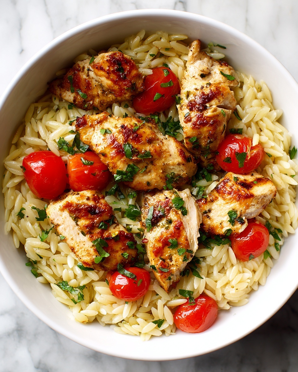 Tuscan-Style Chicken Orzo Recipe - Recipe Image
