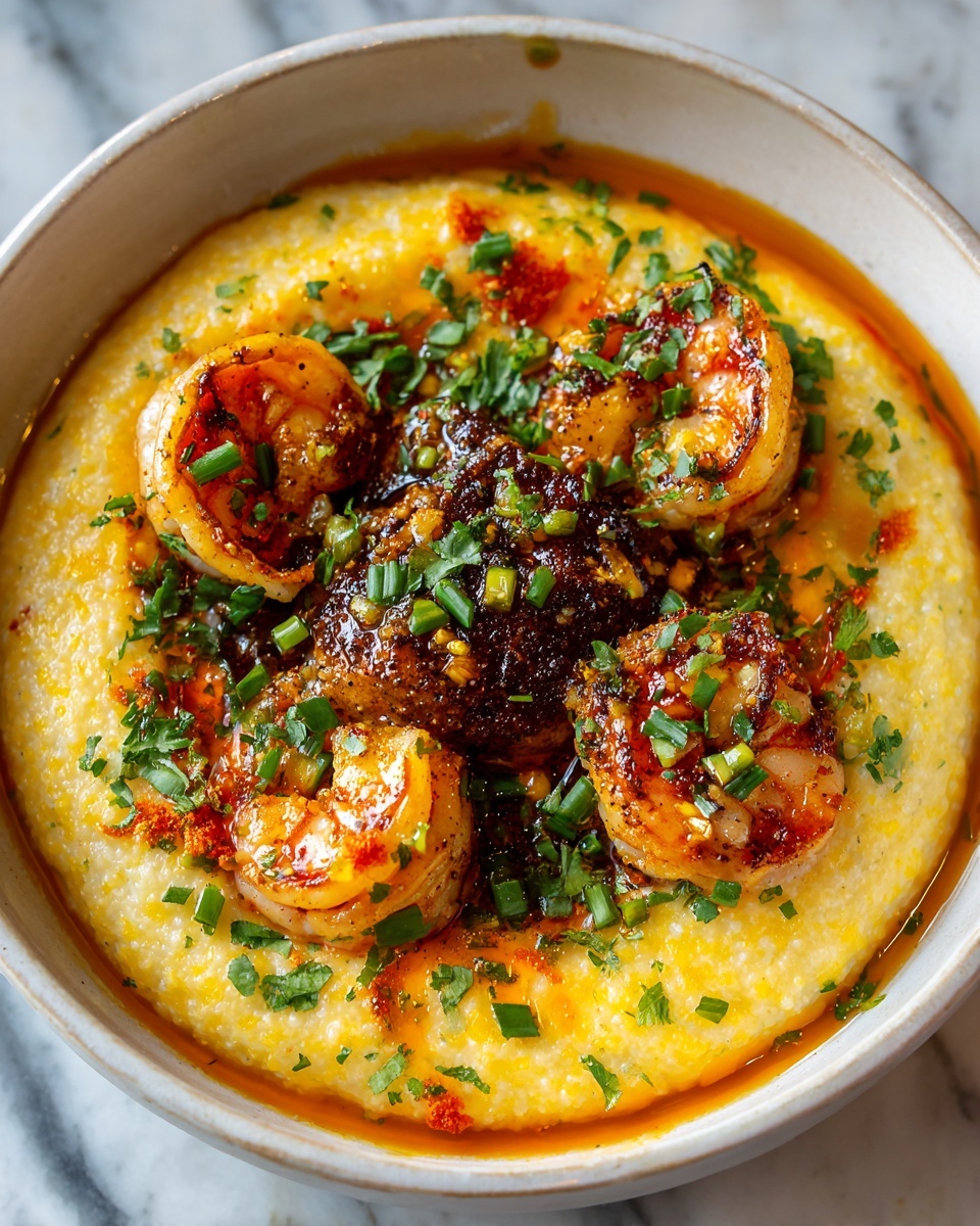 Red Snapper and Cajun Shrimp Grits Recipe - Recipe Image