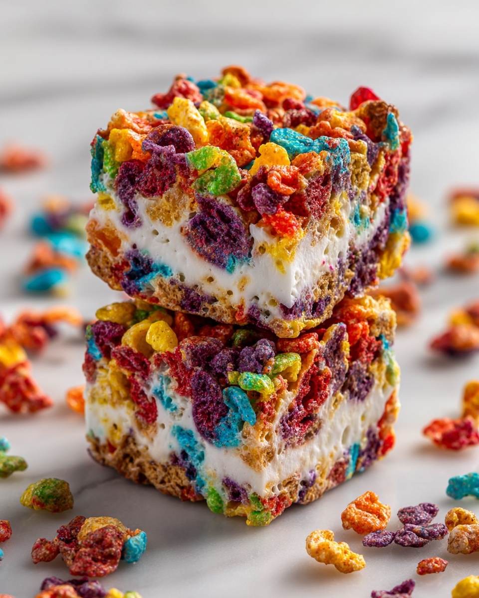 Fruity Pebbles Treats Recipe - Recipe Image
