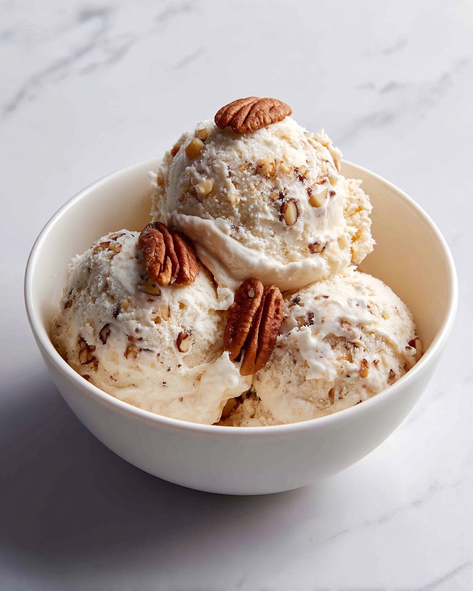 Homemade Butter Pecan Ice Cream Recipe - Recipe Image