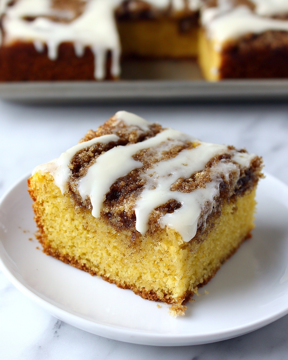 Easy Cinnamon Roll Cake Recipe - Recipe Image