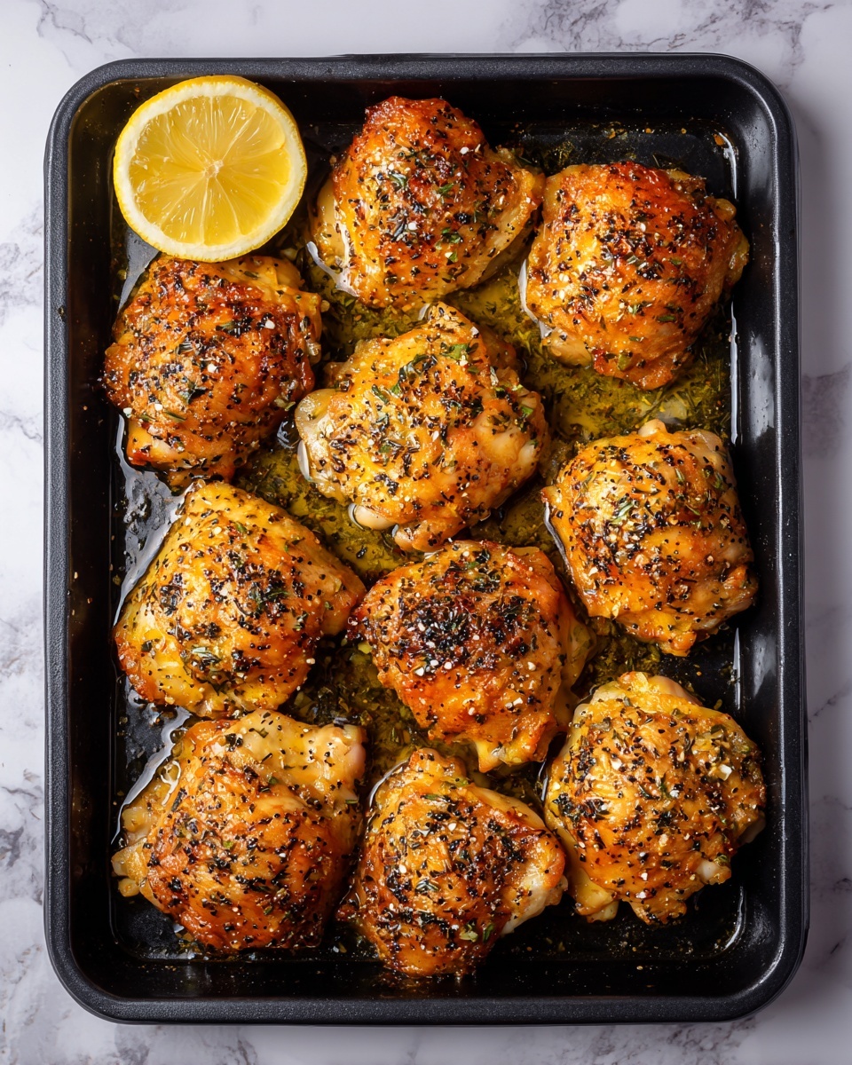 Baked Greek Lemon Chicken Recipe - Recipe Image