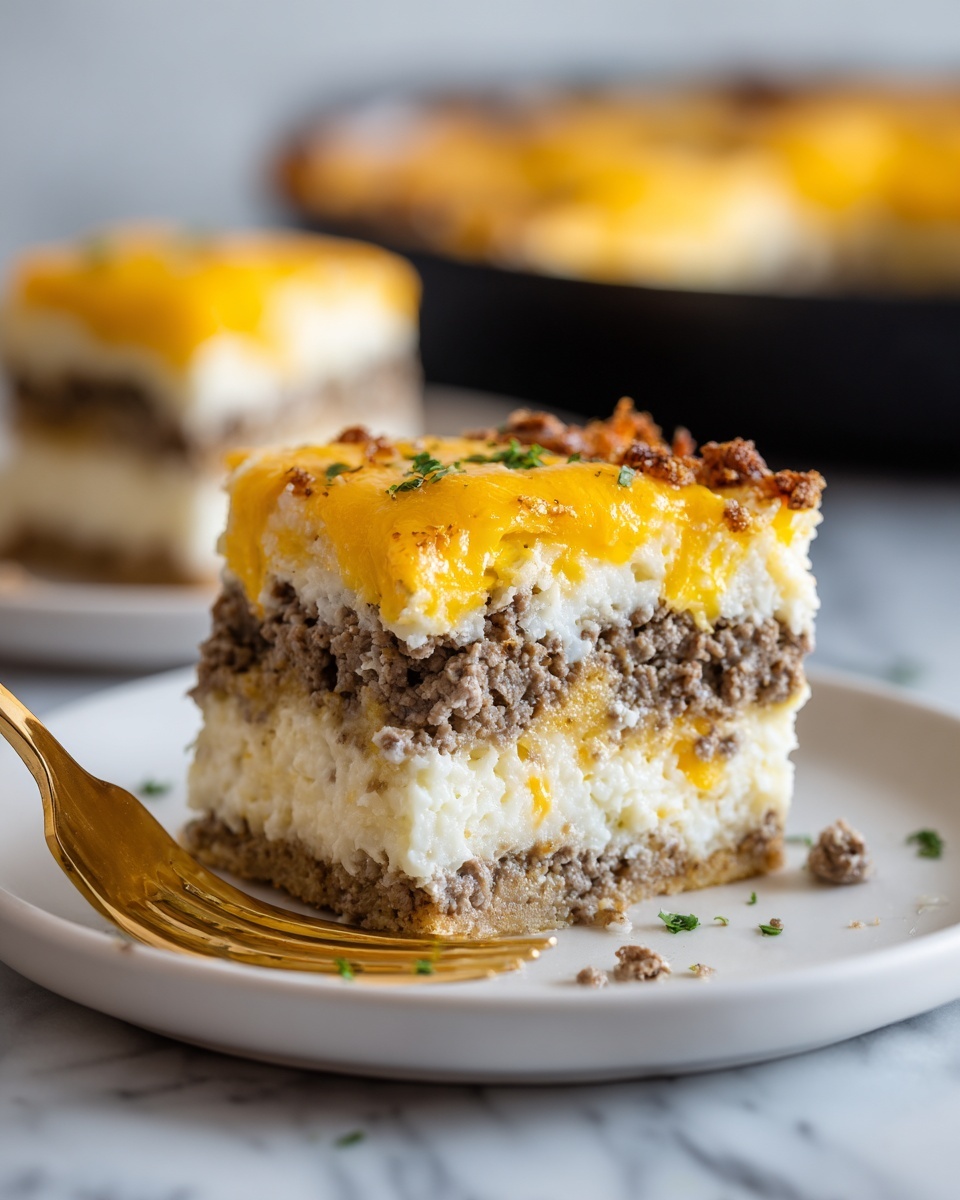 Cheddar Bay Ground Beef Cobbler Recipe - Recipe Image