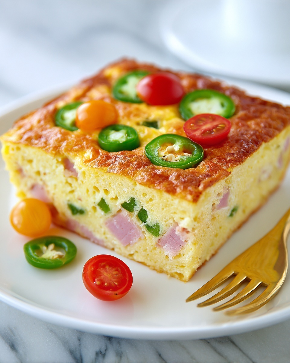 Easy Denver Omelet Hash Brown Casserole Recipe - Recipe Image