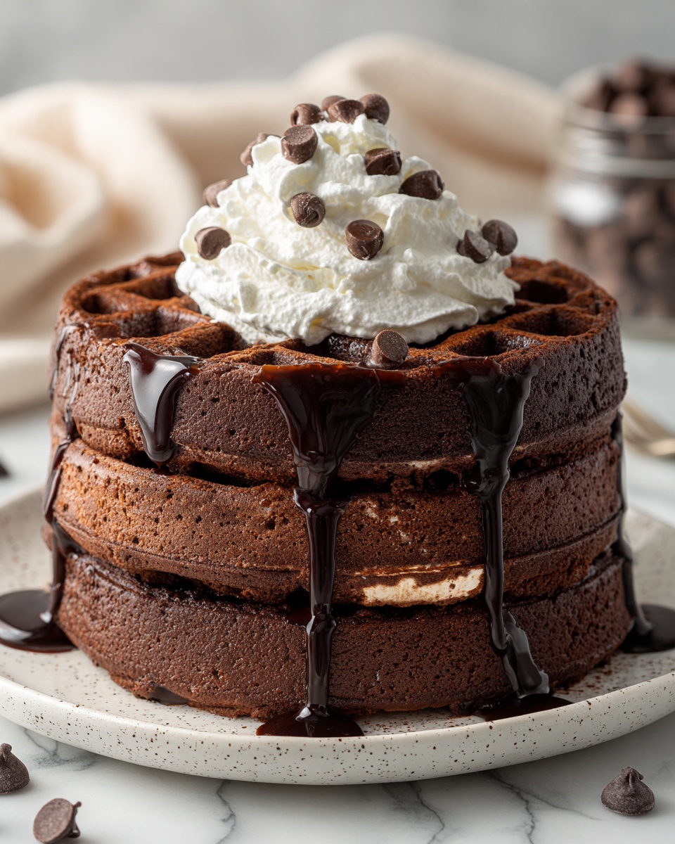 Brownie Waffles Recipe - Recipe Image