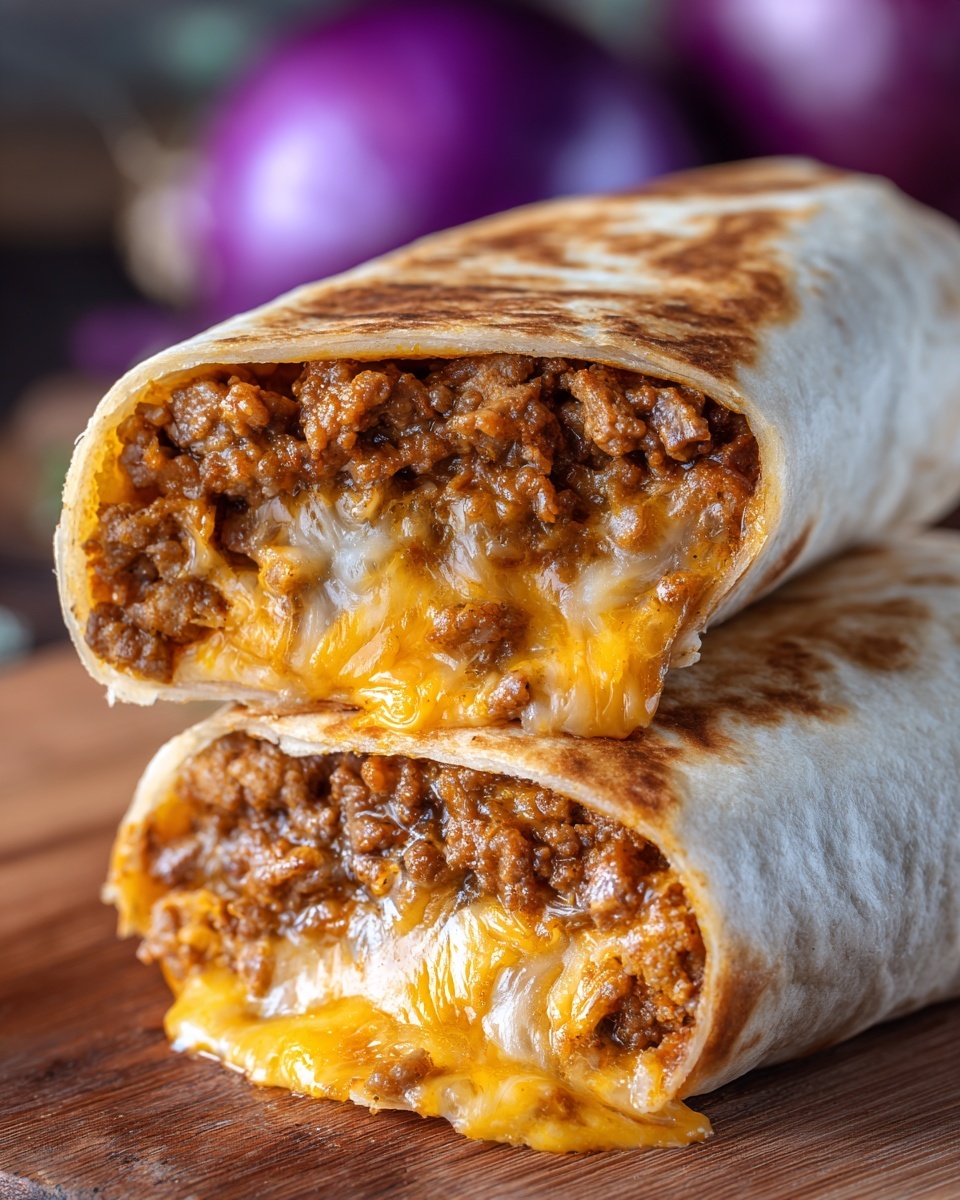 Cheeseburger Burritos Animal Style Recipe - Recipe Image