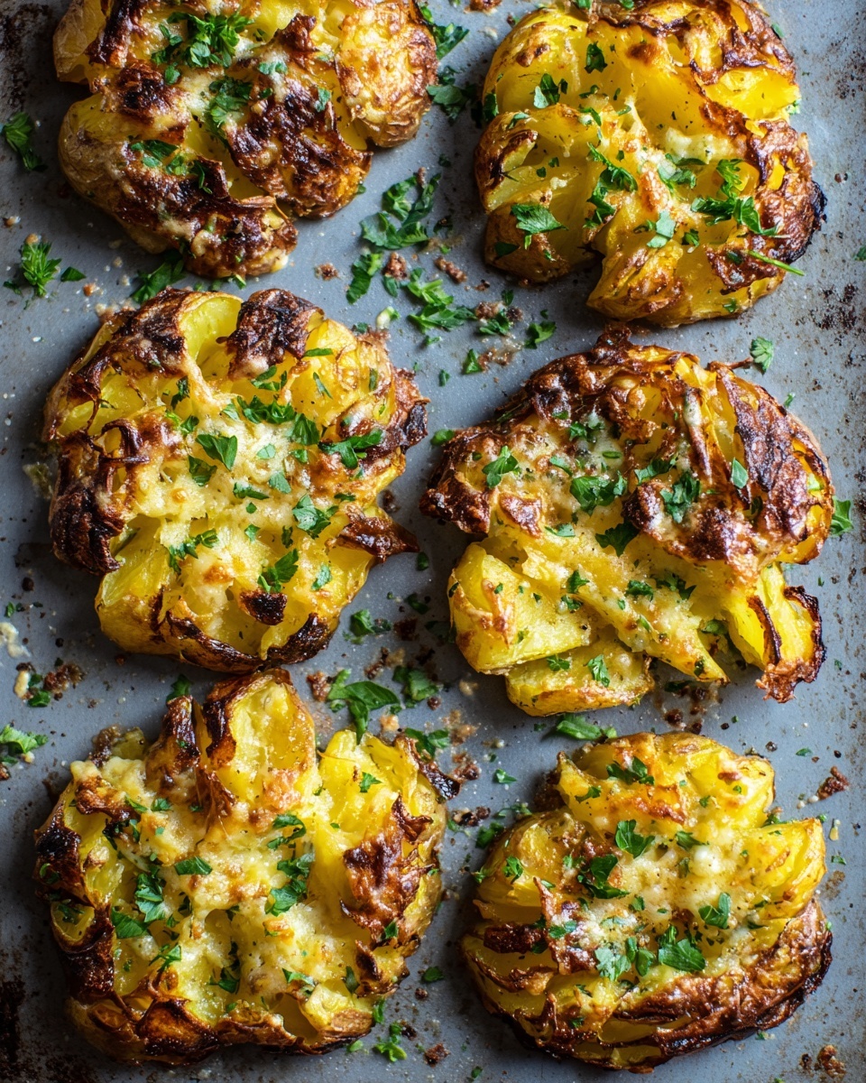 Crispy Air-Fryer Smashed Potatoes Recipe - Recipe Image