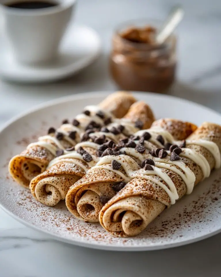 Cinnamon Roll Protein Crepes Recipe