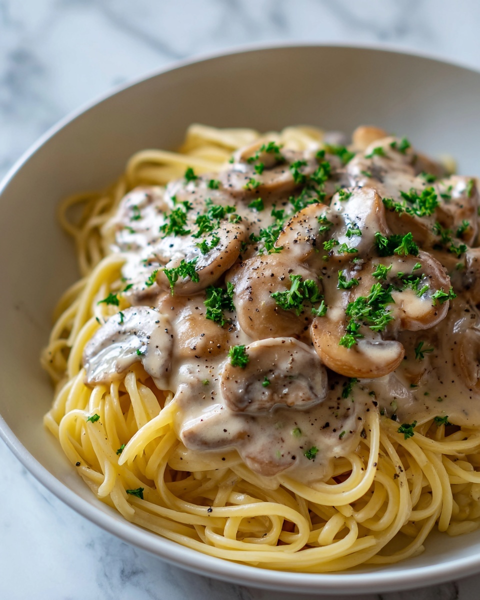 Creamy Miso Mushroom Pasta Recipe - Recipe Image