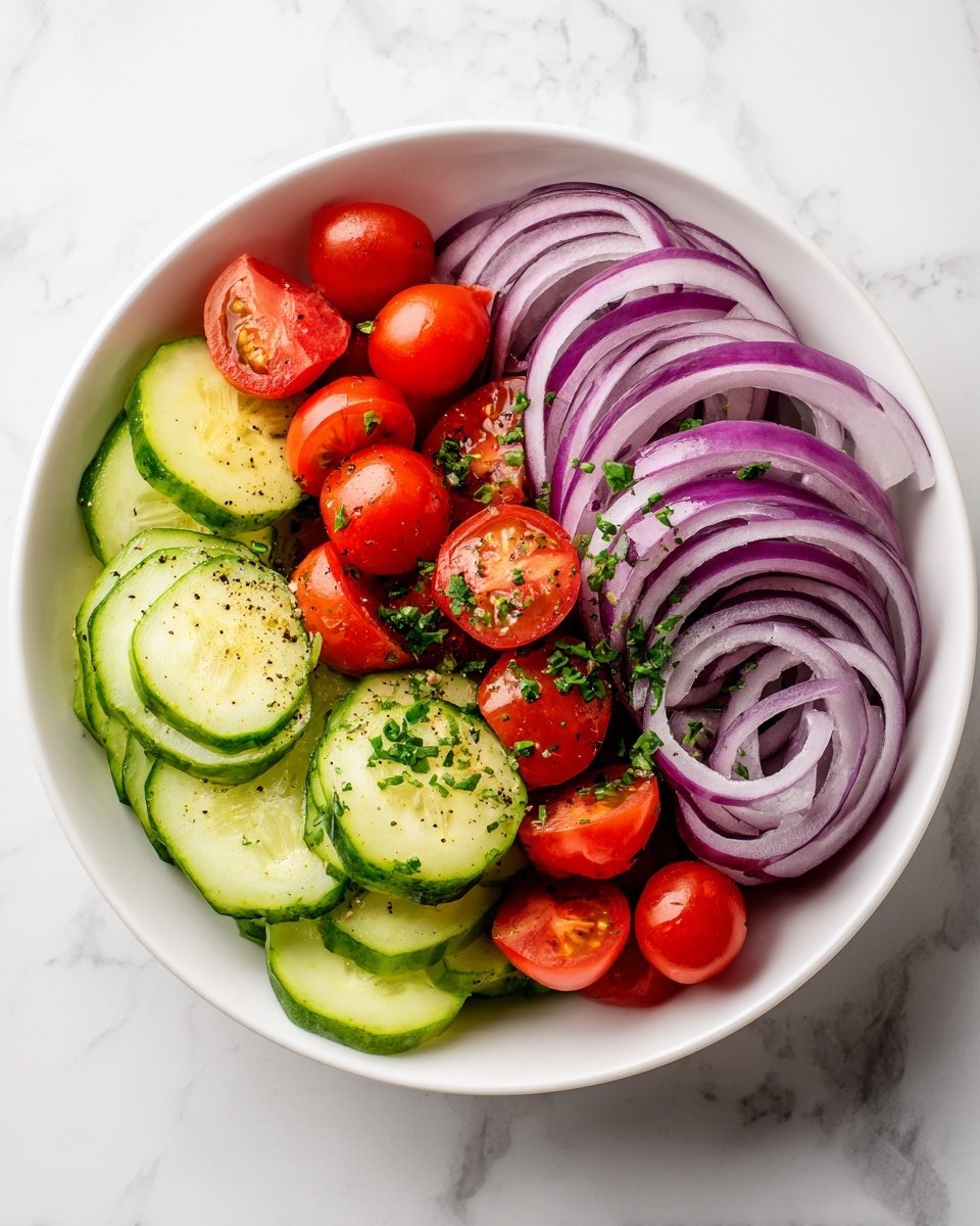 Cucumber Tomato Salad Recipe - Recipe Image