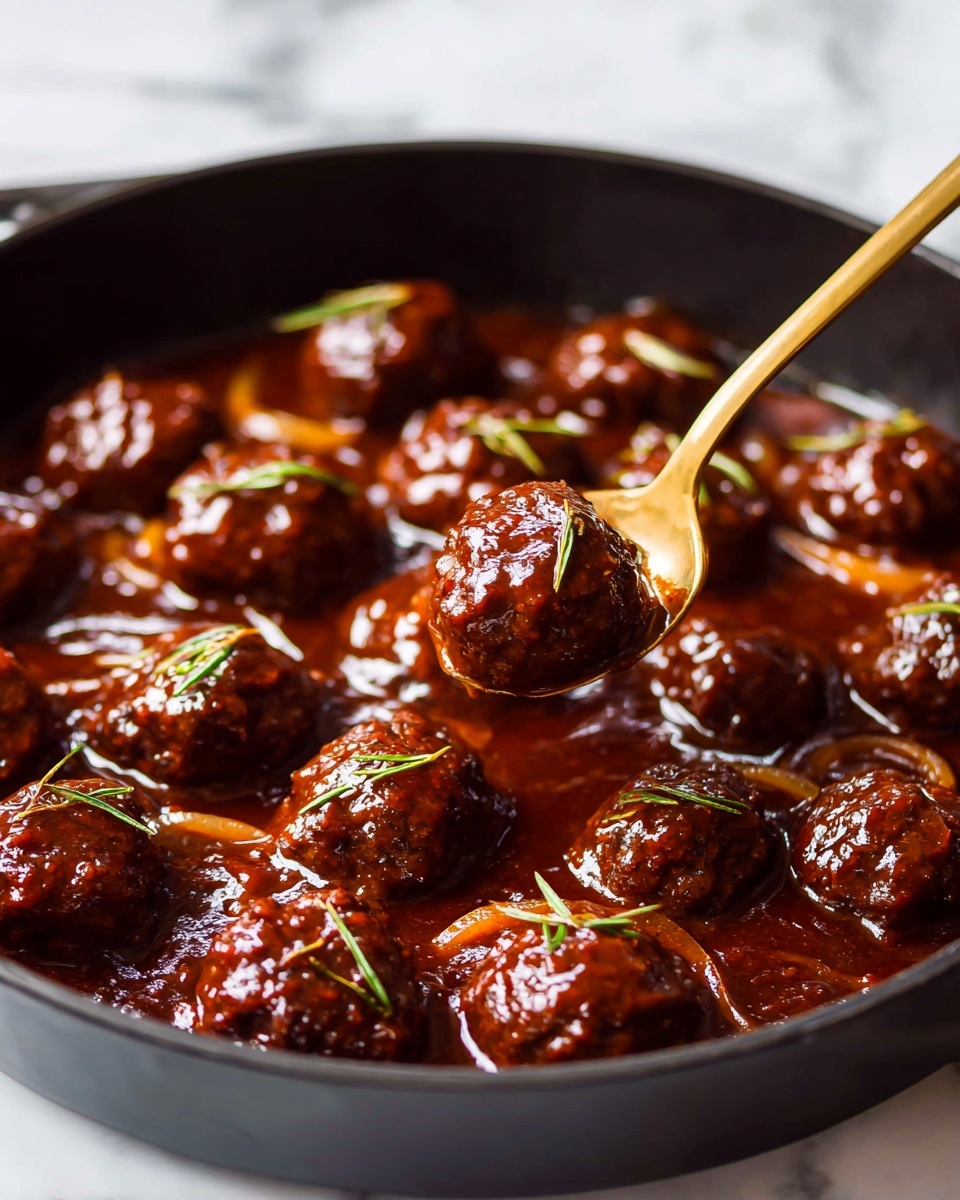 Salisbury Steak Meatballs with Savory Gravy Recipe - Recipe Image