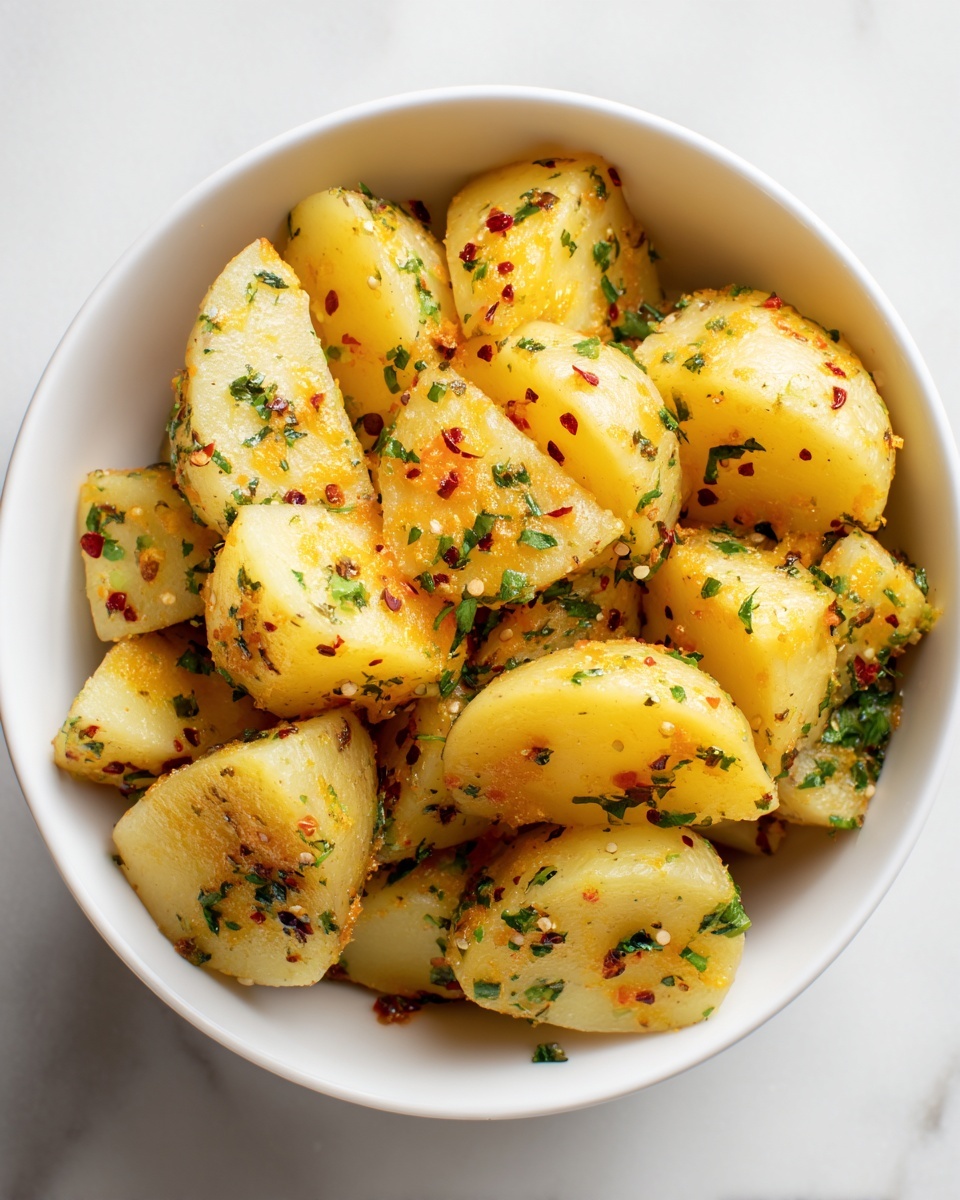 Cheesy Ranch Oven Roasted Potatoes Recipe - Recipe Image
