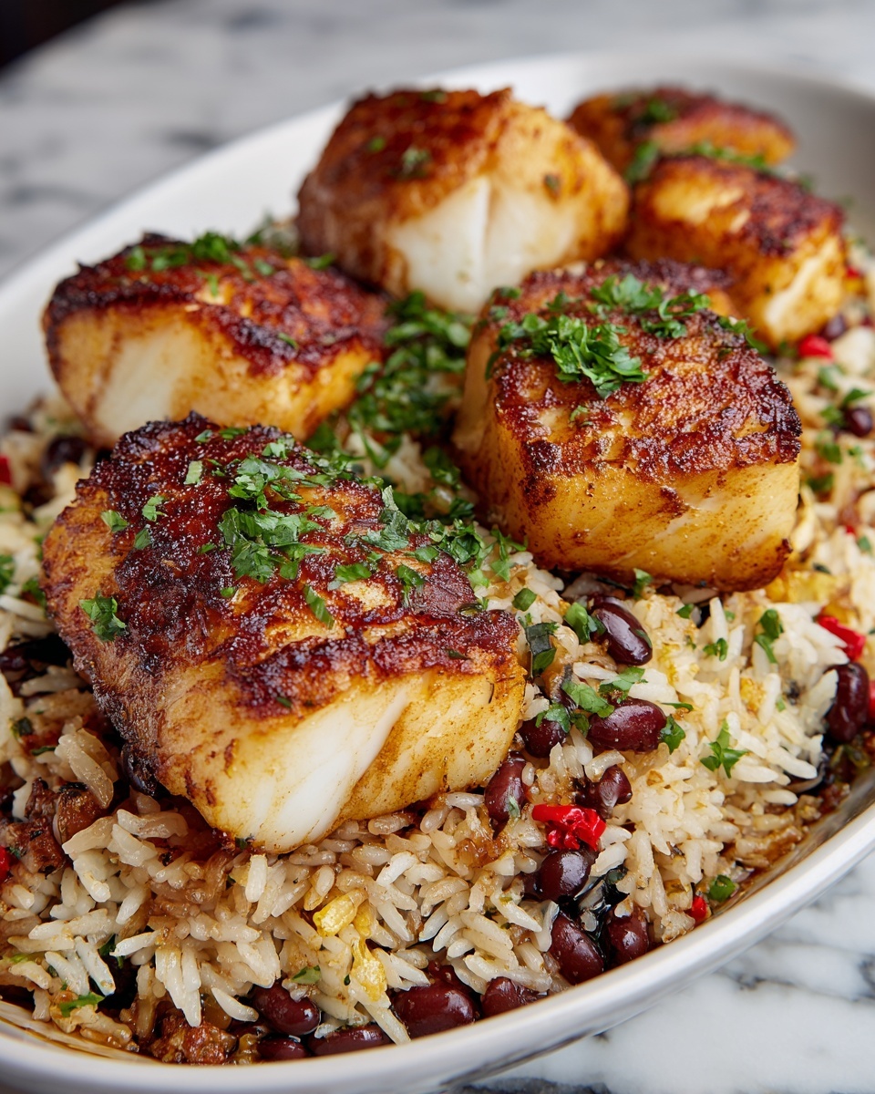 One Pan Fish & Risoni Recipe - Recipe Image