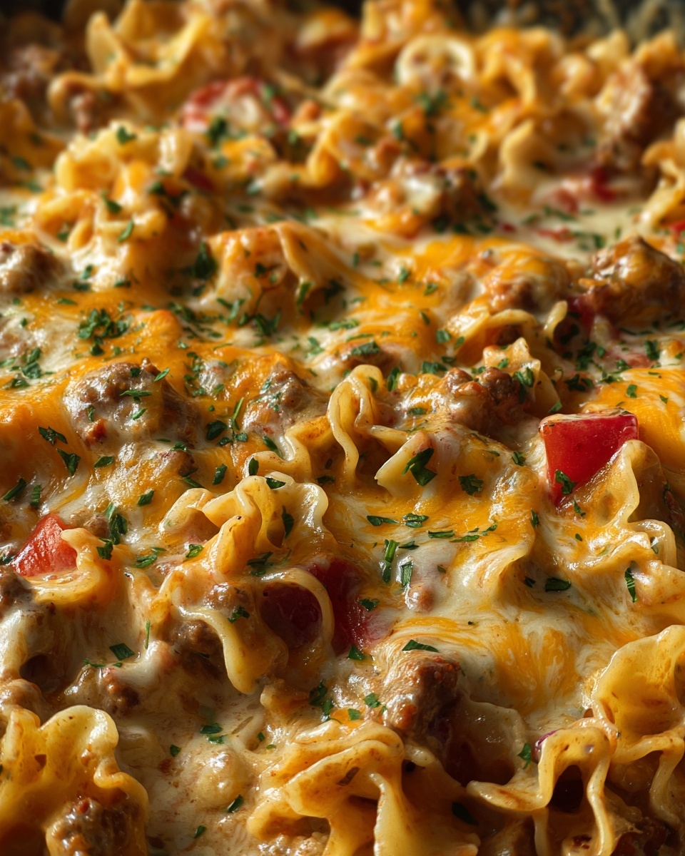 Creamy Ground Beef Pasta Recipe - Recipe Image