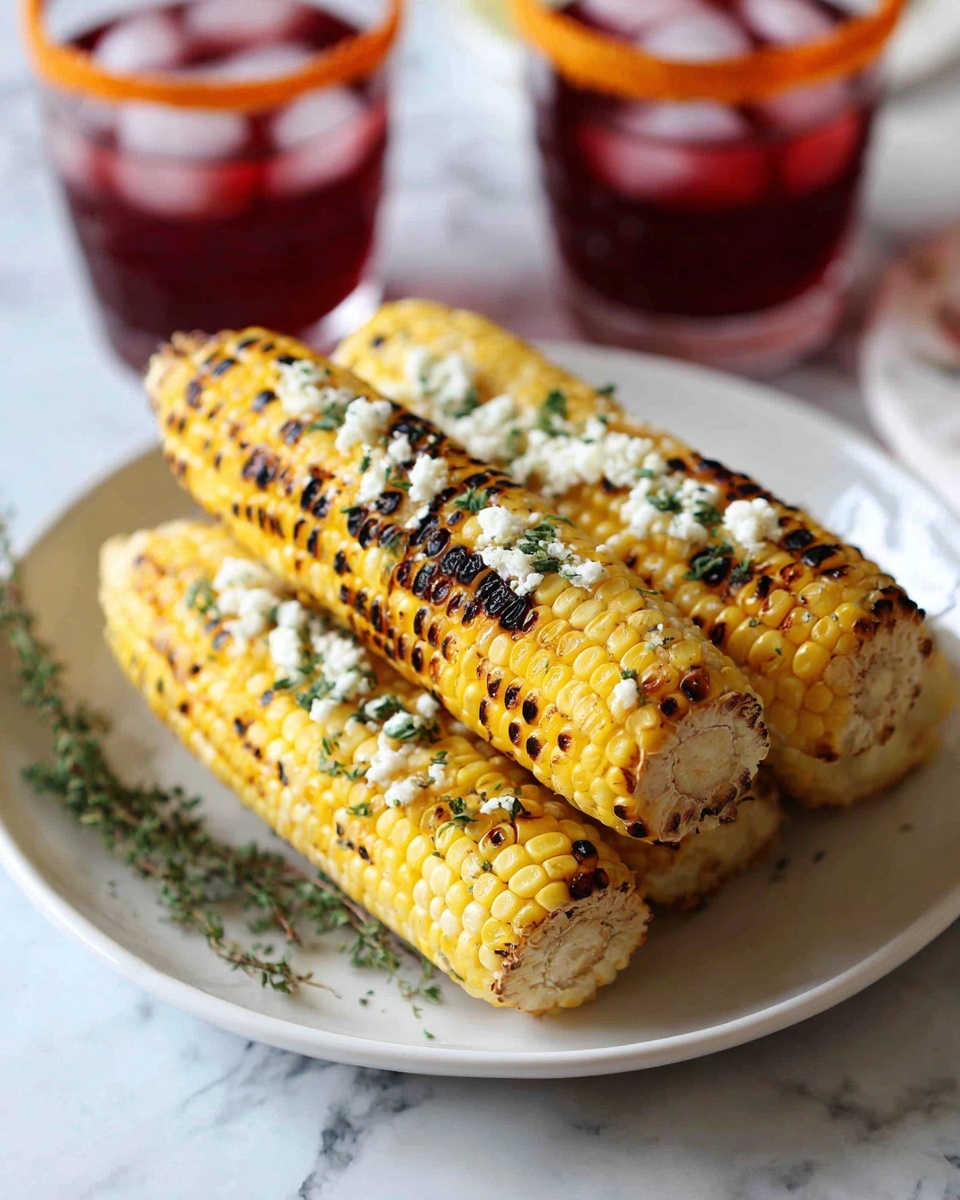Parmesan Garlic Grilled Corn Recipe - Recipe Image