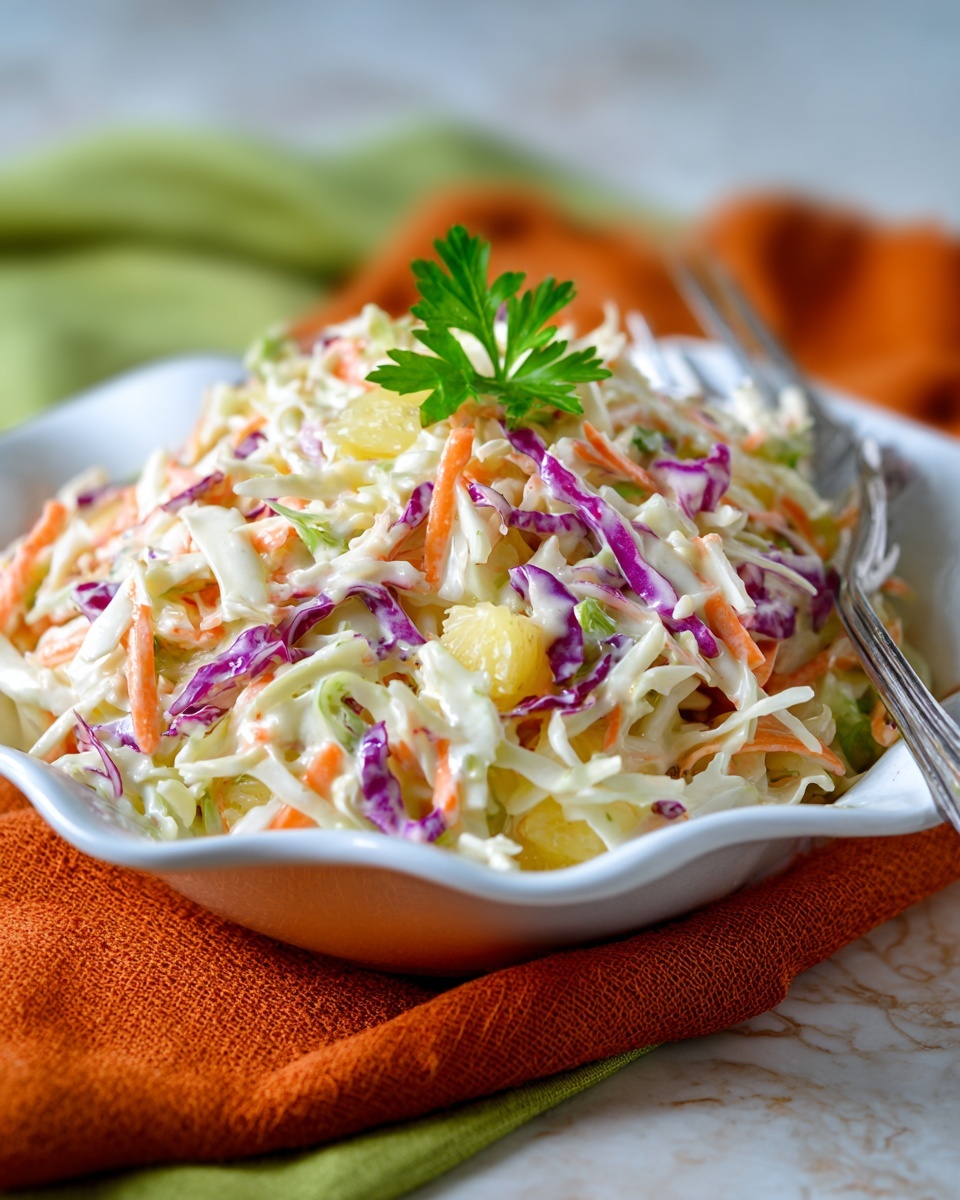 Hawaiian Pineapple Coleslaw Recipe - Recipe Image