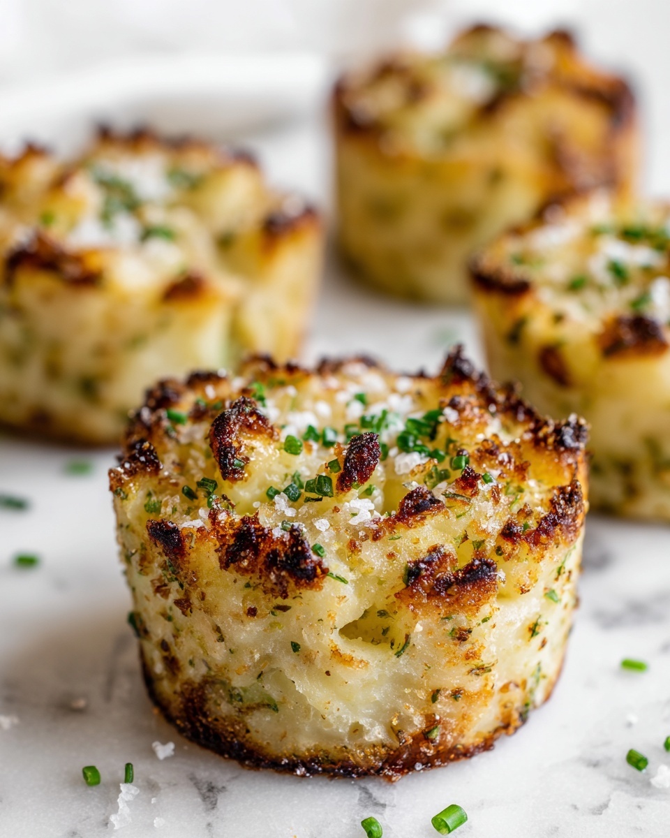 Garlic Parmesan Mashed Potato Cups Recipe - Recipe Image