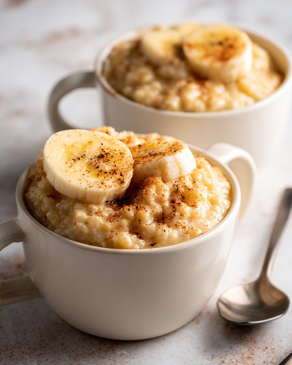 Banana Oatmeal Mug Dessert Recipe - Recipe Image