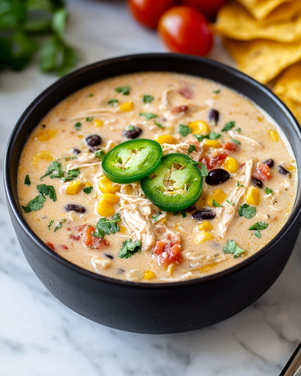 Creamy Chicken Tortilla Soup Recipe - Recipe Image