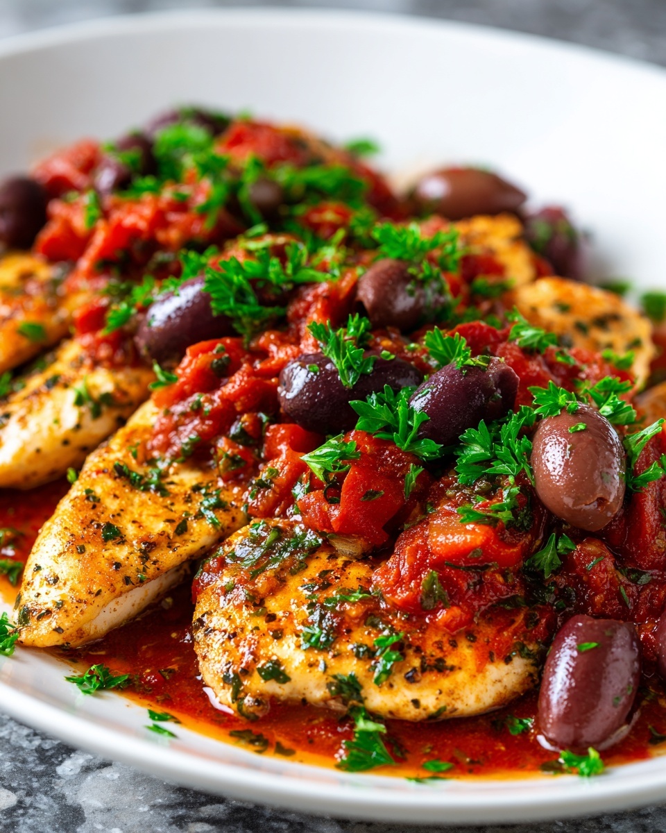 Chicken Puttanesca Recipe - Recipe Image