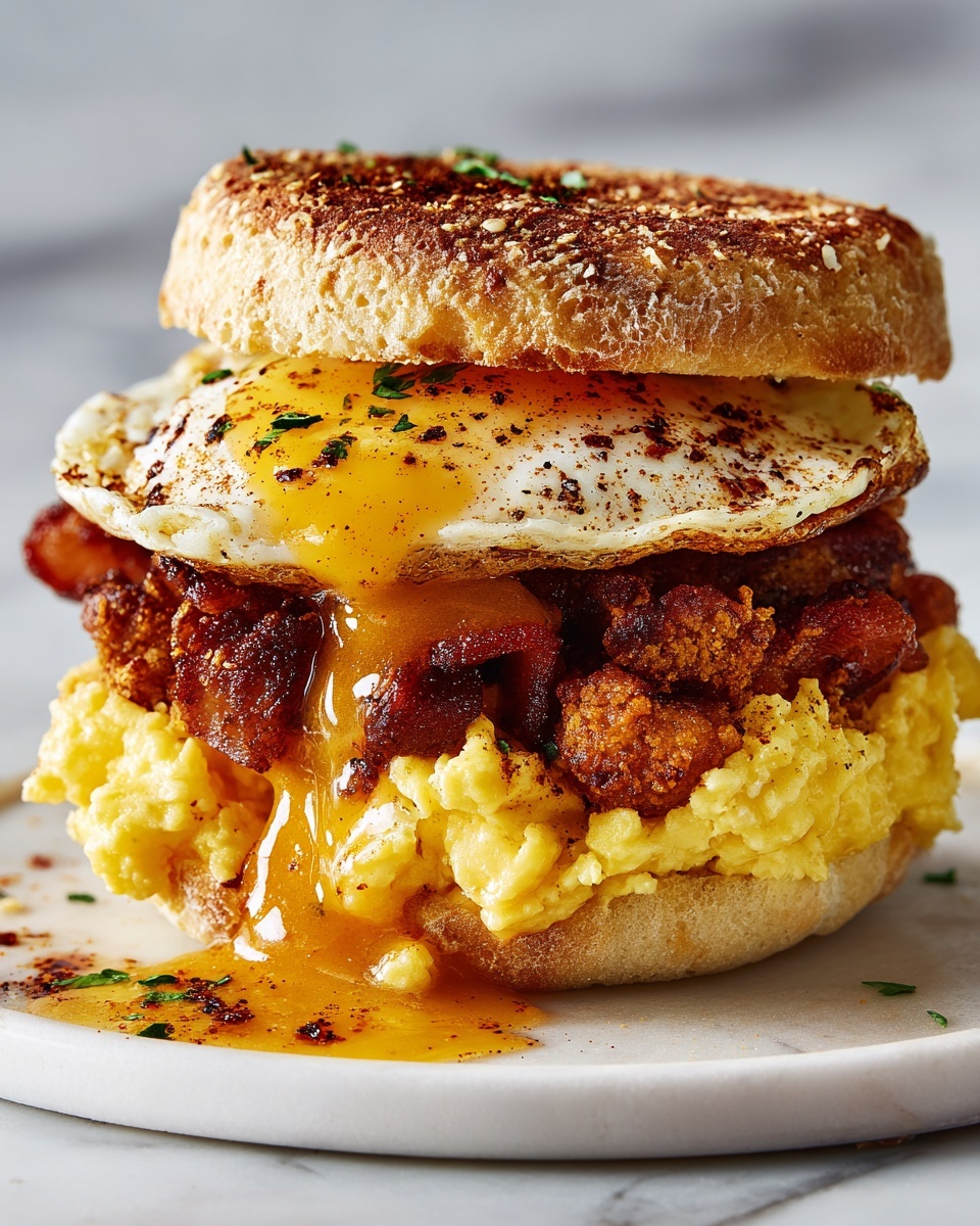 Viral Egg Sandwich Muffin Recipe - Recipe Image