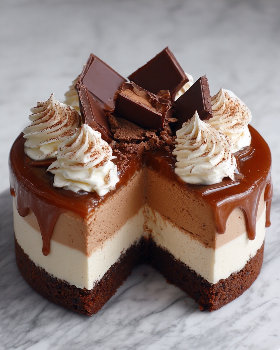Coffee and Fudge Ice Cream Cake Recipe - Recipe Image