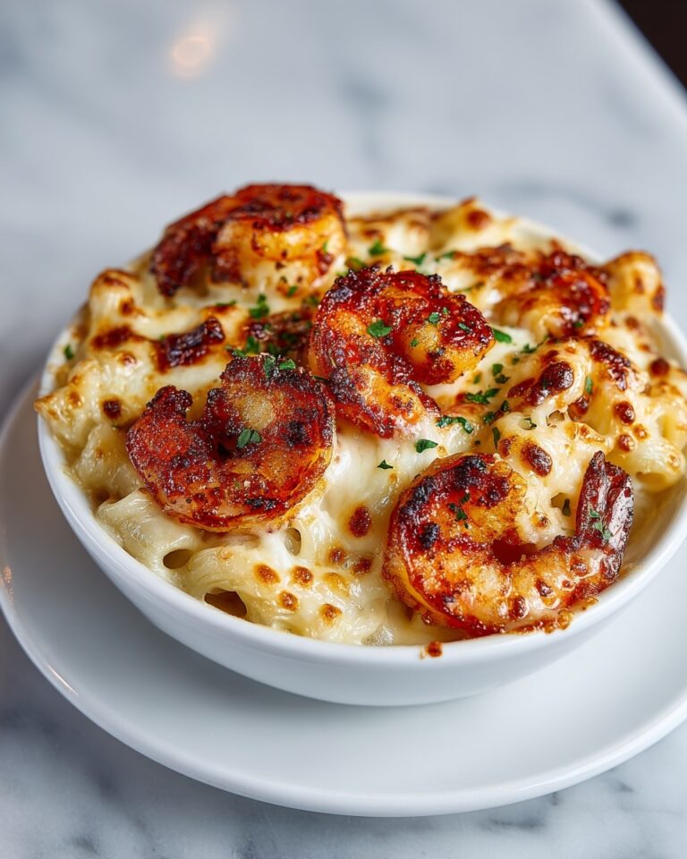 Garlic Shrimp Pasta Bake Recipe