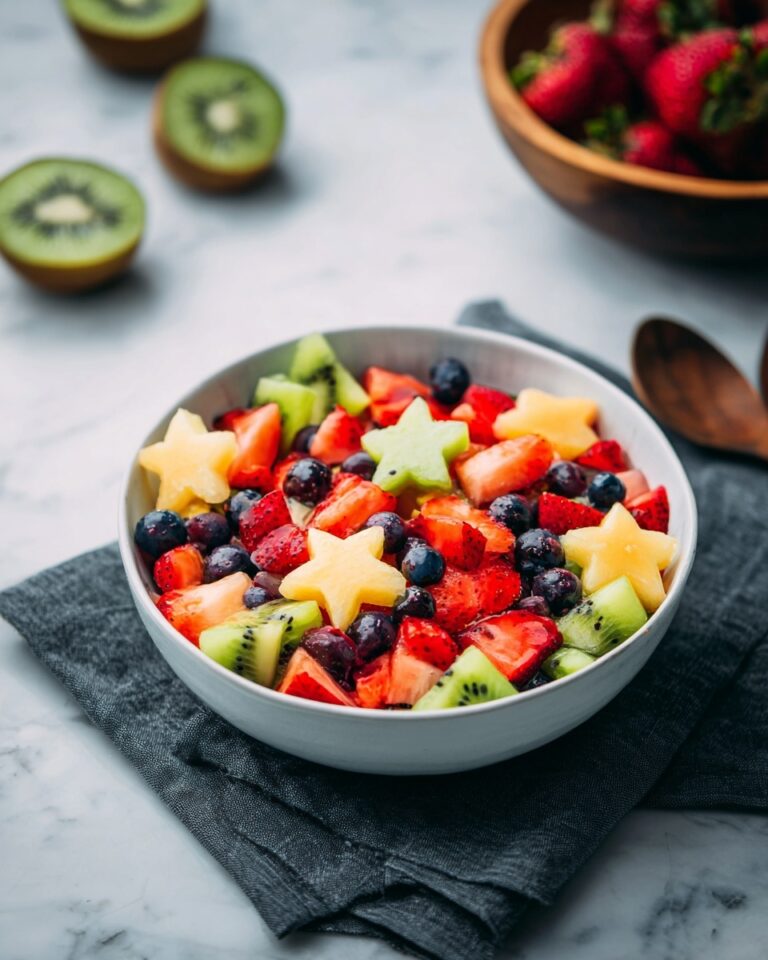 4th of July Patriotic Fruit Salad Recipe