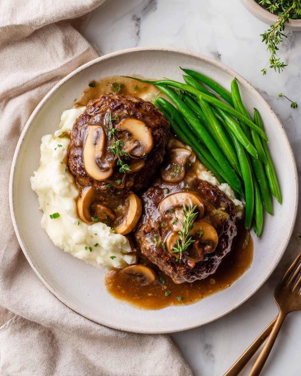 Bobby Flay Salisbury Steak Recipe - Recipe Image