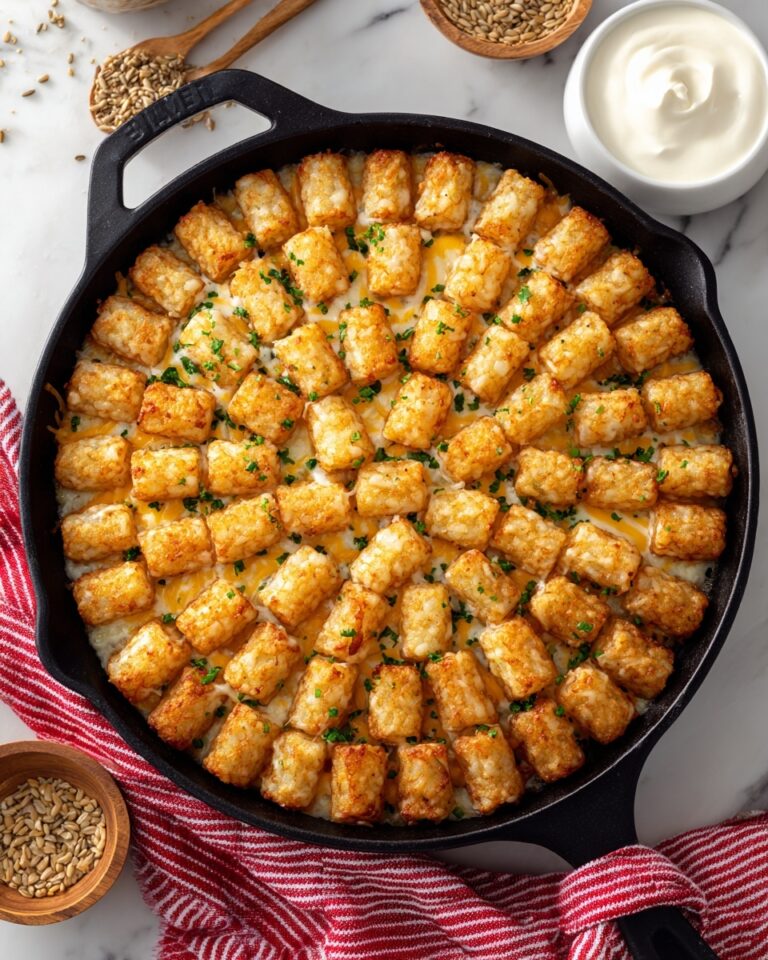 Green Bean Casserole with Tater Tots Recipe
